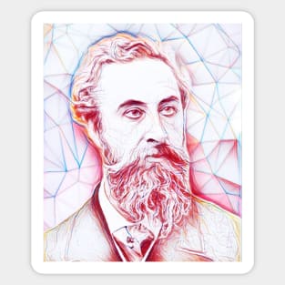 Robert Bulwer Lytton Portrait | Robert Bulwer Lytton Artwork Line Art Sticker